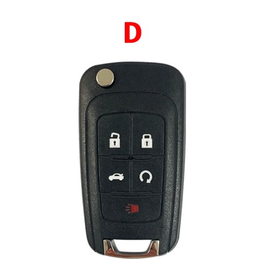 2010-2020 GM / 5-Button Flip Key / OHT01060512 (AFTERMARKET)